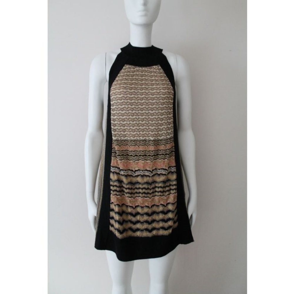 Missoni Lurex Textured Knit Dress Multicoloured Size 6/ IT 42
